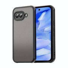 Per Google Pixel 9a Fan Dun Series TPU Hybrid PC Custodia per telefono glassata (nero)