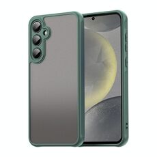 Per Samsung Galaxy S24 5G Fan Dun Series TPU Hybrid PC Custodia per telefono glassata (verde)