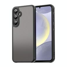 Per Samsung Galaxy S24+ 5G Fan Dun Series TPU Hybrid PC Custodia per telefono glassata (nero)
