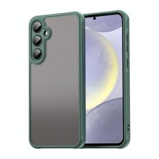 Per Samsung Galaxy S24+ 5G Fan Dun Series TPU Hybrid PC Custodia per telefono glassata (verde)