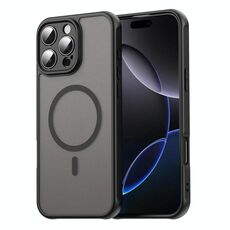Per iPhone 16 Pro Max Fan Dun Series TPU Hybrid PC Frosted Magsafe Custodia per telefono (nero)