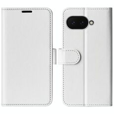 Per Google Pixel 9a R64 Texture Custodia in pelle orizzontale Flip Phone (bianco)