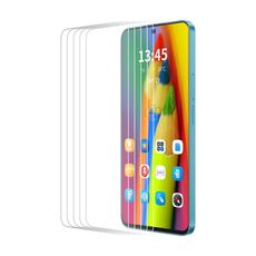 Per Redmi Turbo 4 5 pezzi ENKAY 9H Big Arc Edge Pellicola in vetro temperato in alluminio e silicone ad alta resistenza