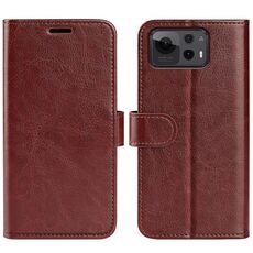Per Asus Zenfone 12 Ultra R64 Texture Custodia in pelle con flip orizzontale (marrone)
