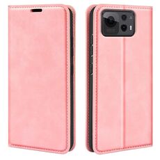 Per Asus Zenfone 12 Ultra Retro-skin Custodia in pelle con ventosa magnetica (rosa)