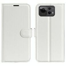 Per Asus Zenfone 12 Ultra Litchi Texture Custodia in pelle con supporto orizzontale a libro (bianco)