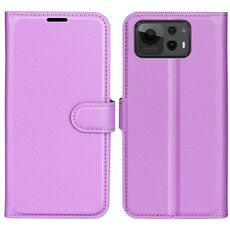 Per Asus Zenfone 12 Ultra Litchi Texture Custodia in pelle con supporto a libro orizzontale (viola)