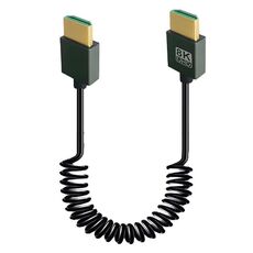 Cavo a molla HDMI 2.1 8K 60HZ, lunghezza 0,5 m, specifiche: testa dritta