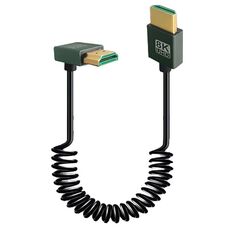 Cavo a molla HDMI 2.1 8K 60HZ, lunghezza 0,5 m, specifiche: piegatura inversa