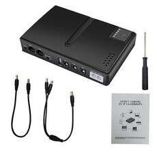 Gruppo di continuità con uscita CC 5 V/9 V/12 V per router, modem, telecamera di sicurezza, telefono cellulare spina USA