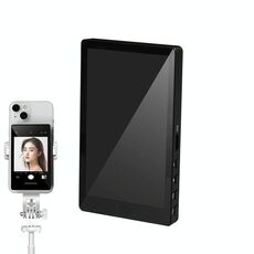 Schermo del monitor posteriore magnetico per selfie senza fili per smartphone (nero)
