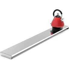Copertura per sfiato di scarico in acciaio inossidabile Copertura per fornello a gas Griglia per condimenti Paraspruzzi per olio 64x10x2,5 cm