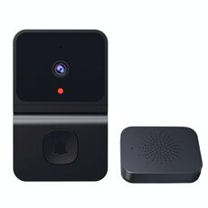 Campanello intelligente video WiFi T3 supporta l'app Tuya con visione notturna e citofono bidirezionale (nero)