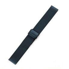 Per Huawei Watch 4/4 Pro Milan Cinturino in acciaio con doppia fibbia in maglia (blu)