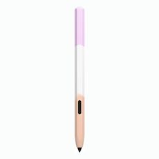 Per Samsung Galaxy Tab S6 Lite LOVE MEI Custodia protettiva in silicone liquido arcobaleno (viola)