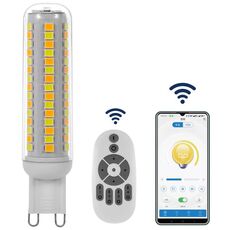 Lampadina intelligente con telecomando wireless G9 94 LED con controller, AC220-240V