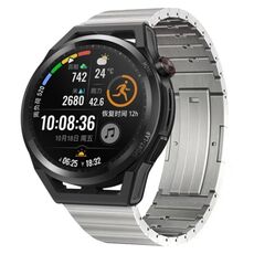 Cinturino per orologio a sgancio rapido in lega di titanio per Huawei Watch GT Runner (argento)