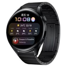 Per cinturino dell'orologio a sgancio rapido in lega di titanio Huawei Watch 3 (nero)