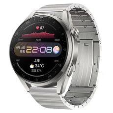 Cinturino per orologio a sgancio rapido in lega di titanio per Huawei Watch 3 Pro (argento)