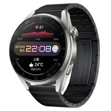 Per cinturino dell'orologio a sgancio rapido in lega di titanio Huawei Watch 3 Pro (nero)