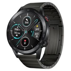 Cinturino per orologio a sgancio rapido in lega di titanio da 46 mm per Honor Magic Watch 2 (grigio)