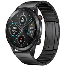 Per Honor Magic Watch 2 46mm One Bead cinturino in lega di titanio (nero)