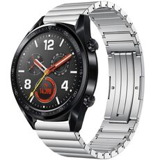 Per Huawei Watch GT 42mm / 46mm Cinturino in lega di titanio con una perlina (argento)