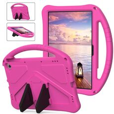 Per Google Pixel Tablet 11 2023 Custodia per tablet antiurto EVA con supporto (rosa rossa)