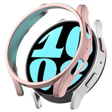 Per Samsung Galaxy Watch 6 44mm Custodia protettiva per orologio da PC a mezza copertura (oro rosa)