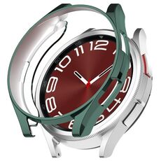 Per Samsung Galaxy Watch6 Classic 47mm Custodia protettiva per orologio cavo in TPU elettrolitico da 47 mm (verde)