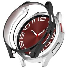 Per Samsung Galaxy Watch6 Classic 43mm Custodia protettiva per orologio cavo in TPU elettrolitico da 43 mm (nero)