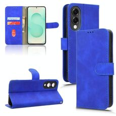 Per Samsung Galaxy S25 Edge 5G Custodia in pelle magnetica con chiusura magnetica (blu)