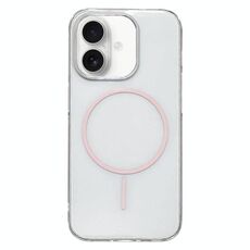 Per iPhone 16 Plus Custodia per telefono MagSafe sottile in PC trasparente (rosa)
