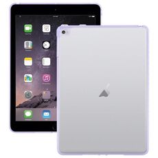 Custodia per tablet in acrilico trasparente ibrida in TPU colorato per iPad 9.7 2017/2018/Air 2 (viola taro)