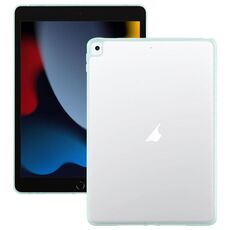Custodia per tablet in acrilico trasparente ibrida in TPU colorato per iPad 10.2 2021 / Air 10.5 2019 (verde)