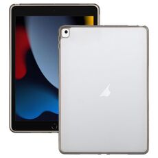 Custodia per tablet in acrilico trasparente ibrida in TPU colorato per iPad 10.2 2021 / Air 10.5 2019 (nero)
