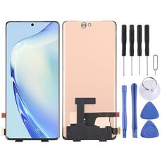 Per vivo V27 OLED LCD Screen con digitalizzatore Full Assembly con identificazione delle impronte digitali