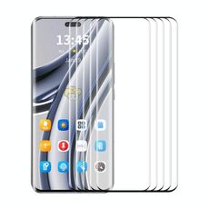 Per Honor X60 Pro / X9c 5 pezzi ENKAY Hat-Prince Pellicola in vetro temperato con colla laterale a copertura totale e piegatura a caldo
