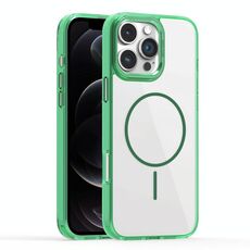 Per iPhone 12 Pro Star Shield Thin Circle MagSafe Custodia per telefono (verde)