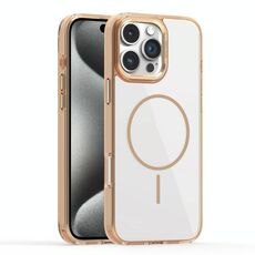 Per iPhone 15 Pro Max Star Shield Thin Circle MagSafe Custodia per telefono (oro deserto)