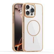 Per iPhone 16 Pro Max Star Shield Thin Circle MagSafe Custodia per telefono (oro deserto)
