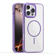 Per iPhone 16 Pro Max Star Shield Thin Circle MagSafe Custodia per telefono (viola)
