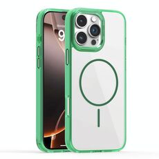Per iPhone 16 Pro Max Star Shield Thin Circle MagSafe Custodia per telefono (verde)