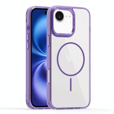 Per iPhone 16 Plus Star Shield Thin Circle MagSafe Custodia per telefono (viola)