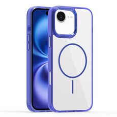Per iPhone 16 Plus Star Shield Thin Circle MagSafe Custodia per telefono (blu)