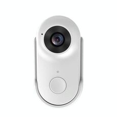 Registratore per animali domestici con collare, telecamera per cani e gatti, dimensioni: WiFi con scheda di memoria da 64 GB (bianco)