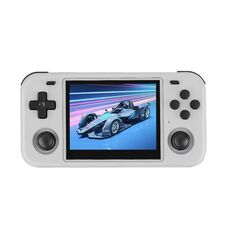 O30S Console di gioco portatile open source con schermo IPS da 3,5 pollici, sistema Linux, memoria: 64 G (bianco)