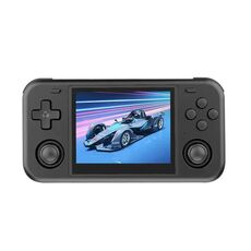 O30S Console di gioco portatile open source con schermo IPS da 3,5 pollici, sistema Linux, memoria: 64 G (nero)