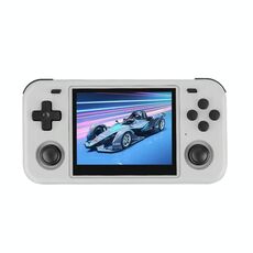 O30S Console di gioco portatile open source con schermo IPS da 3,5 pollici, sistema Linux, memoria: 128 G (bianco)