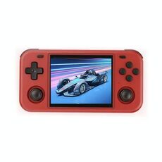 O30S Console di gioco portatile open source con schermo IPS da 3,5 pollici, sistema Linux, memoria: 128 G (rosso)